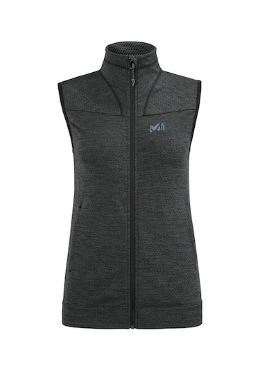 Millet Lokka Kadın Tam Fermuar Polar Yelek Mıv8680 0247 Siyah