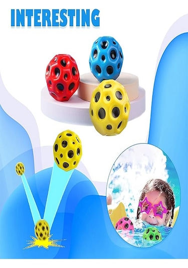 Yükseğe Zıplayan Delikli Bouncer Ball Space Ball Süper Uzay Topu