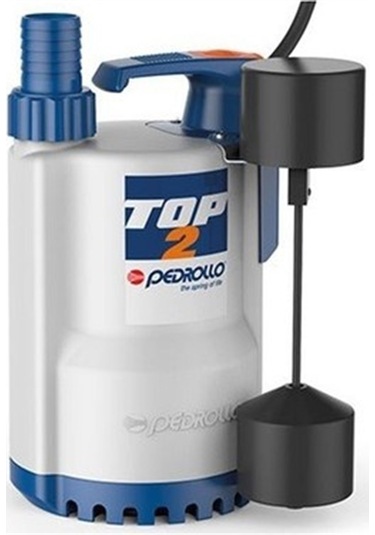 Pedrollo Top 2 Gm Gizli Flatörlü Plastik Gövdeli Drenaj Dalgıç Po