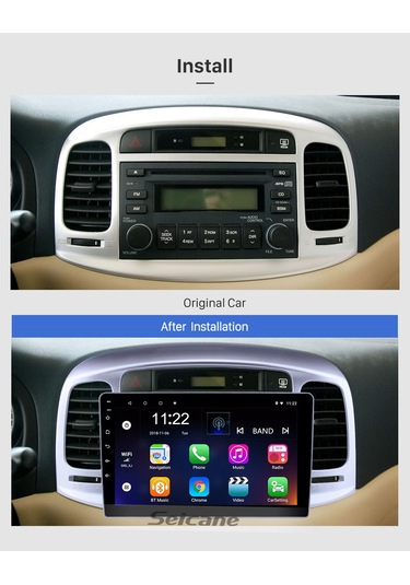 Hyundaı Accent 2009+ Multimedya Navigasyon Usb Kamera Carplayer