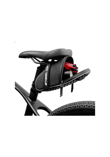 Wheel Up-bisiklet Eyer Çantası Su Geçirmez Bisiklet Çantası Y23103b Siyah