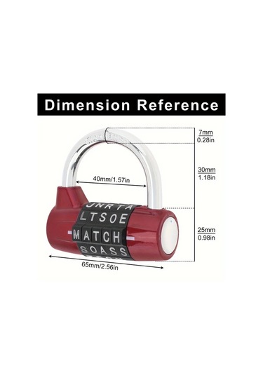 Willowhaven 1 Adet Silvery Sağlam Çinko Alaşım Kombinasyonlu Kilit - 5 Harfli Şifreli, Pilsiz, Spor Salonu, Okul, Dolap, Bahçe İçin Güvenli