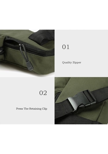 Sones Taşınabilir Kamp Tırnak Saklama Paketi Dış Mekan Alet Saklama Çantası Yeşil