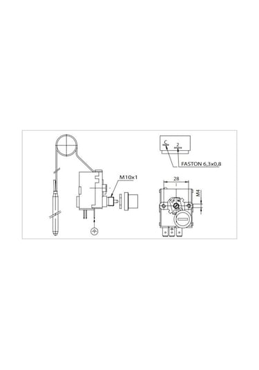 Imıt Ls1/541558 - 100 C Limit Termostat - İtalyan