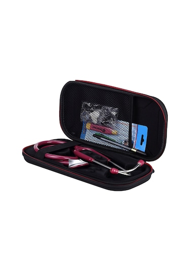 Gajeena Eva Stetoskop Saklama Kutusu - Sağlam Koruma, Su Geçirmez, Dayanıklı, Kol Kolu İle Taşınabilir Tıbbi Alet Kılıfı Siyah