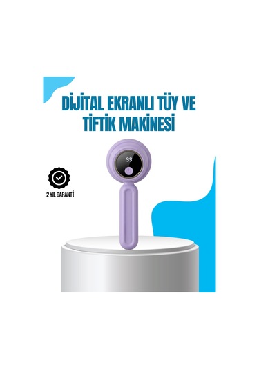 Şarjlı Tiftik Temizleme Makinesi Kablosuz Pratik Kullanım Renkli