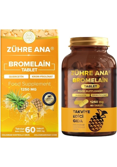 Zühre Ana Bromelain 60 Tablet