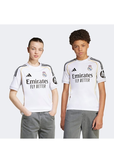 Adidas Real Madrid Fc Çocuk Beyaz Forma Jn8887 Beyaz