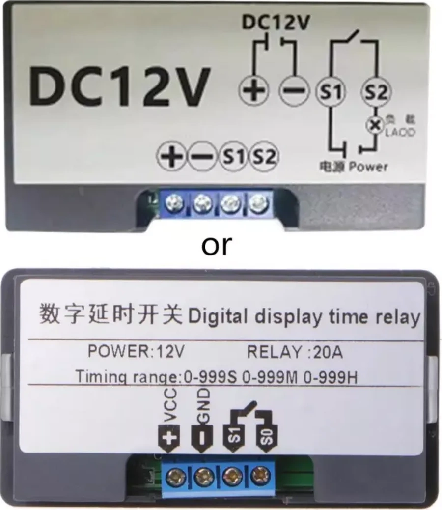 Zaman Rölesi 12v. Dijital Zamanlayıcı. Zaman Geciktirme Rölesi. 200286524
