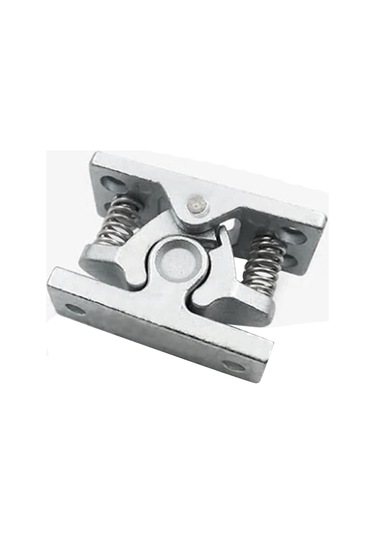 Nayomiglow Adet Yaylı Kapı Kolay Kilitleme Durdurma Mandalı Serbest Bırakma Kelepçesi Çift Makaralı Mandal Mp-4