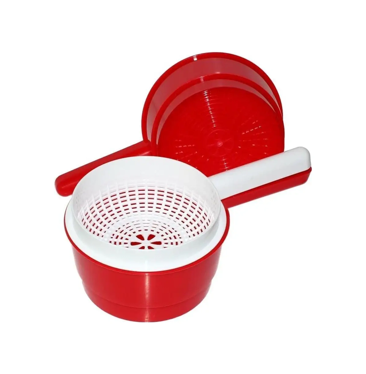 Milih Peynir Kalıbı. Mutfak İçin Peynir Yapma Kabı 64765031 Kırmızı