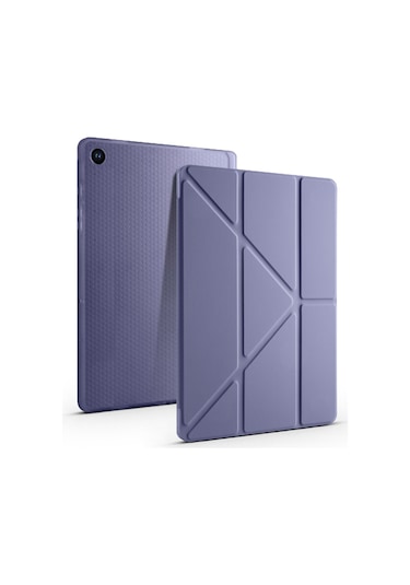 Samsung Galaxy Tab Uyumlu A9 Plus Sm-x210/x215 11 İnç Kılıf Kalem Bölmeli Silikon Smart Cover Tablet Kılıfı