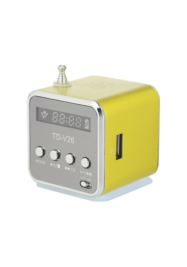 Taşınabilir Mini Hoparlör - Fm Radyo, Tf Kart Ve Usb Destekli, 3.5mm Girişli, Çok Renk Seçeneği