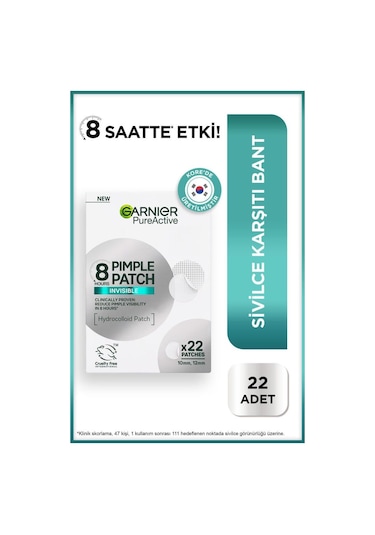 Pimple Patch 22'li Sivilce Bandı / Hidrokolloid Bant / Akne Karşıtı 22li Bant 8690595211459-10607