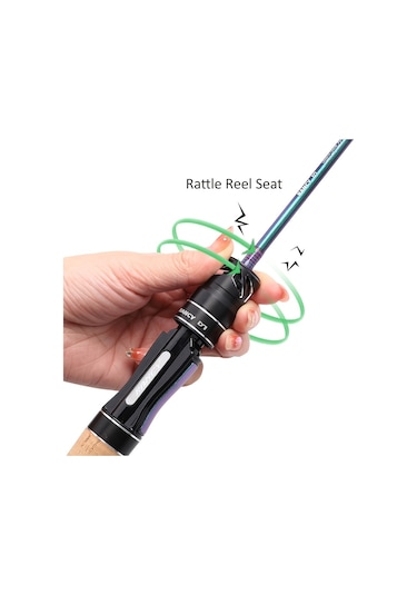 Ultra Hafif Alabalık Karbon Fiber İplik Ve Döküm Kamışı 1,68m