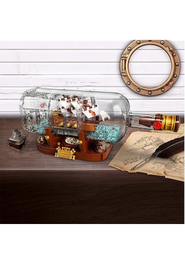 LEGO® Ideas 92177 Şişede Gemi Yapım Oyuncağı 962 Parça