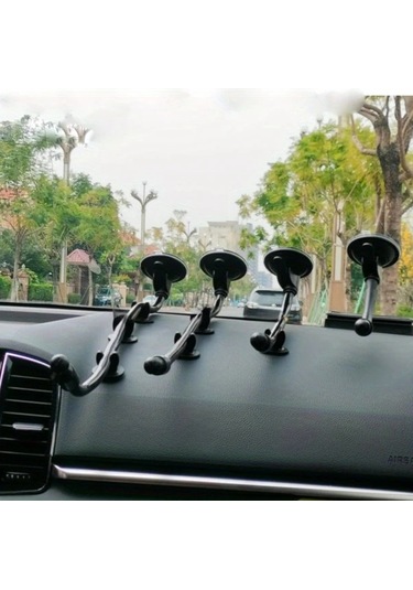 Xuweiwei D Sku 17mm Top Kafa Hortum Emici Taban Araba Cep Telefonu Tablet Tutucu Aksesuarları 4 Uzunluk 1 Adet