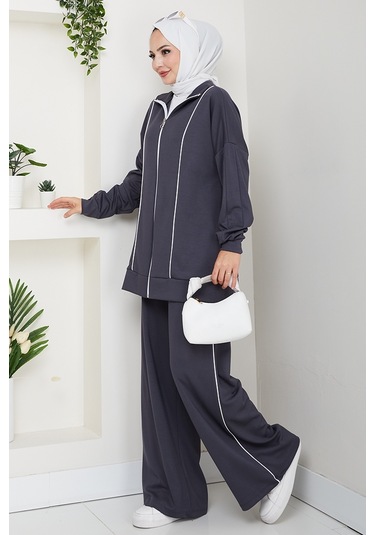 Biyeli Oysho İkili Takım 1608 - Antrasit Antrasit