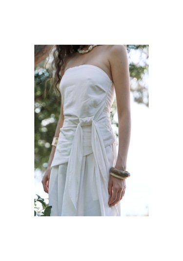 Mila Beyaz Bluz Pantolon Takım Beyaz