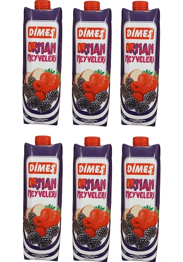 Dimes Orman Meyveli Karışık Meyve Suyu 1 Lt X 6 Adet