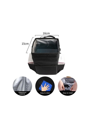 Createtech Sones Saklama Kovası Araba Koltuk Çöp Kancası Arka Vo