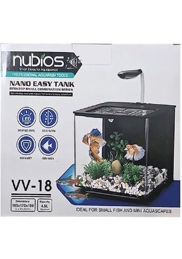 Nubios Nano Easy Akvaryum 4.5 Lt Beyaz