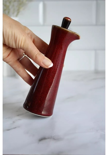 Ulol Brend 120 Ml Kapaklı Seramik Sosluk 202515842 Kırmızı