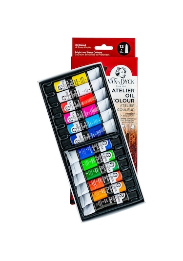 Van Dyck Atelier Yağlı Boya Seti 12 Renk x 12 ML