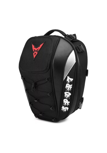 Gahome Motosiklet Arka Çanta - Kırmızı Siyah