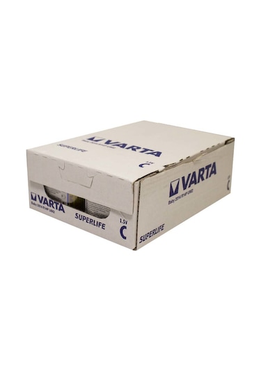 Varta 2014 Superlife Çinko Karbon Orta Boy C Pil 2 x 12'li