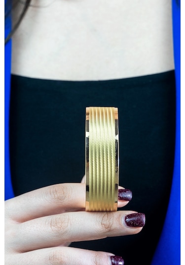 22 Ayar İşçiliksiz Trabzon Desen Bilezik 20 Gr