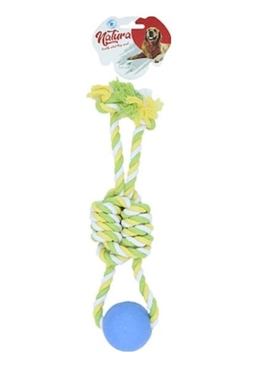 Natura Plastik Toplu İki Uçlu Köpek Çiğneme Oyuncağı 34 CM
