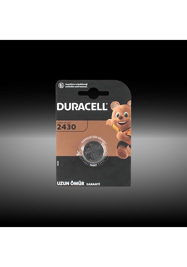 Duracell CR2430 Lityum Düğme Pil 3V Tekli