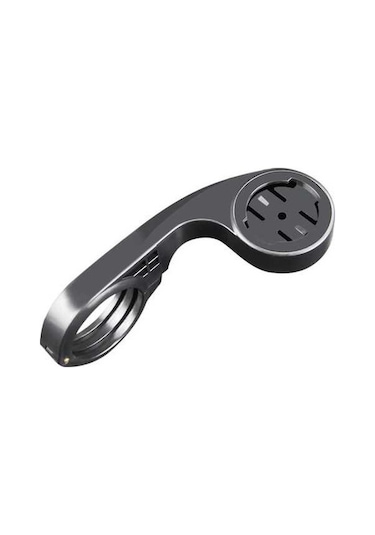 Novahub Bisiklet Gidonuna Montaj Aparatı - Siyah Pc & Tpu Malzemeli Montaj Seti Siyah