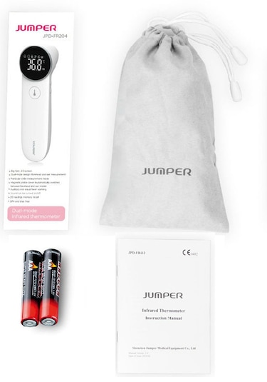 Jumper Temassız Ateş Ölçer Kızıl Ötesi Ve Alından Termometre Jpd-fr204