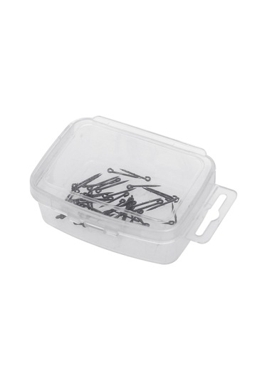 Vkemall Yüksek Karbon Çelikli 18mm İğne Seti 50 Adet - İğne İçi Balık Yemi Tutucu, Barbeli, Balık Tutucu Aksesuarı