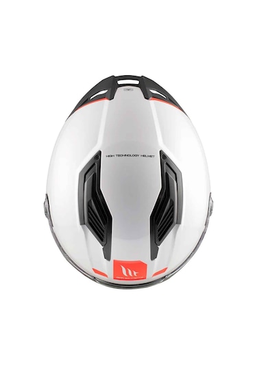 Mt Stinger 2 Solid A0 Kapalı Kask Beyaz