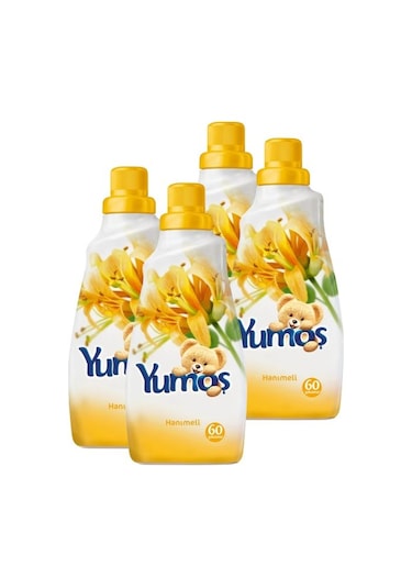 Yumoş Extra Konsantre Çamaşır Yumuşatıcısı Hanımeli 4 x 1440 ML