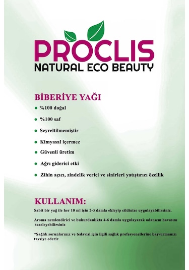 Proclis Biberiye Yağı 3 x 10 ML