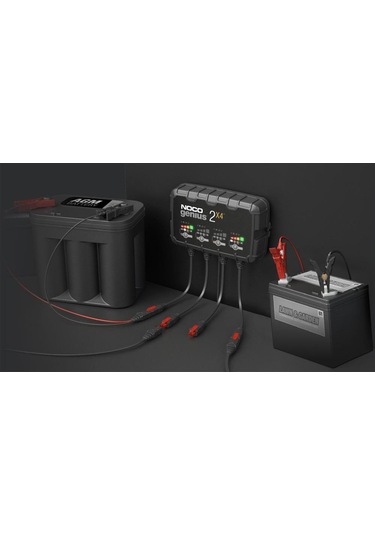 Noco Genıus2x4 6v/12v 40a Çoklu/4 Lü Akıllı Akü Şarj Ve Akü Bakım/desülfatör