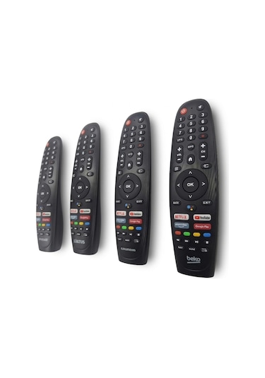 Altus  Ses Komutlu Bluetooth Android Tv Kumandası - Netflix / Youtube Tuşlu