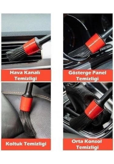 Araba Temizlik Detay Fırçası 5li Set