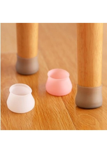 8 Adet Silikon Masa Ve Sandalye Ayağı İçin Kaydırmaz Ev Gereçleri