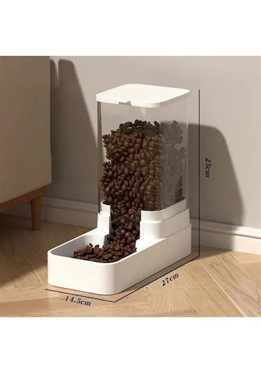 Jıalan Tam Otomatik Besleyici Kedi Ve Köpek Kase Mama Saklama