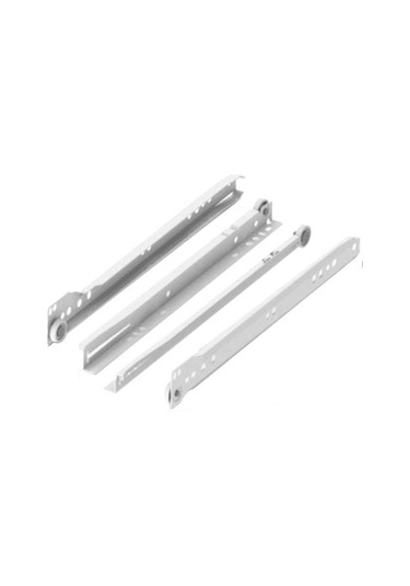 Samet 45 Cm Beyaz Ray Çekmece Rayı (1 Takım )