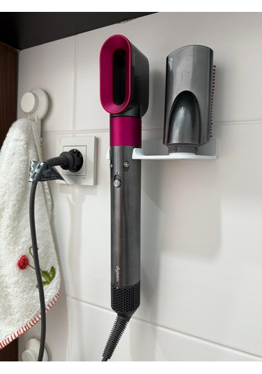 Airwrap Multistyler Duvara Monte Stand - Şık Ve Dayanıklı Beyaz