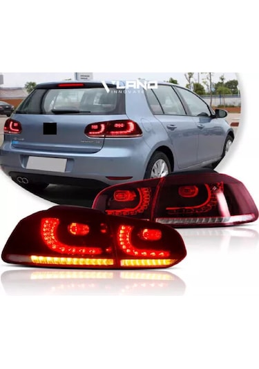 Vw Golf 6 2011- Kayar Sinyalli R20 Ledli Arka Stop Lambası
