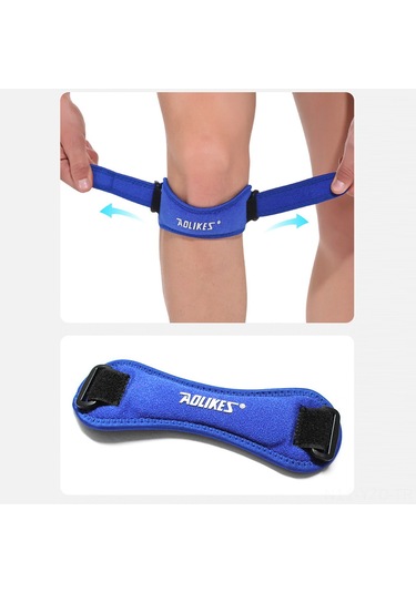 Yuntech01 Patella Koruyucu Baskı Bantlı Dizlik - Spor, Bisiklet, Dağcılık, Basketbol Kullanıma Uygun - Siyah Tek Adet Siyah