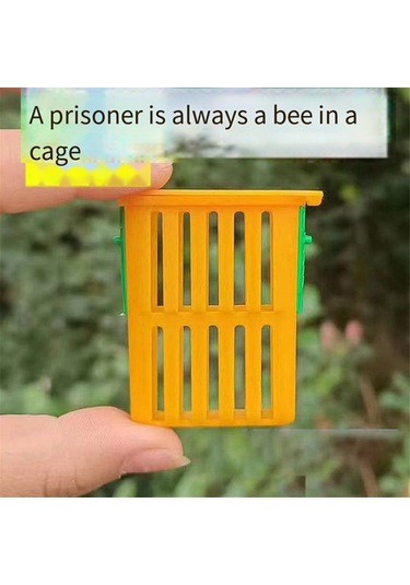 Xurunkeji Yeni Kraliçe Arı Kafesi Arıcı Plastik Arı İzolatör Klipsi Arıcı Yetiştirme Aletleri İç Ve Dış Mekan Kullanımı İçin
