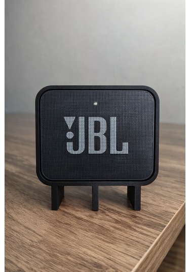Go 3 Uyumlu Hoparlör Standı Masaüstü Yükseltici Mini Speaker Tutucu Siyah